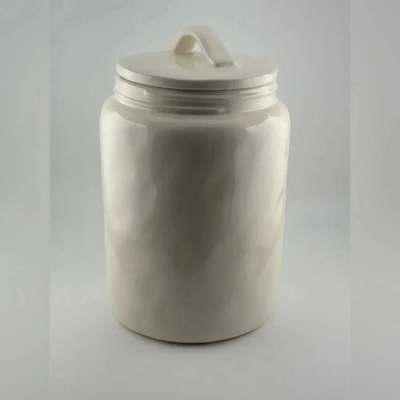 Rae Dunn Ceramic FLOUR canister food storage jar - Picture 2 of 8